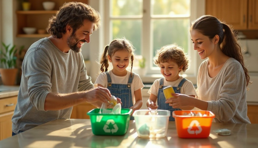 Otroci in ekologija se začneta doma, ko iz ločevanja odpadkov in varčevanja z vodo naredite igro.