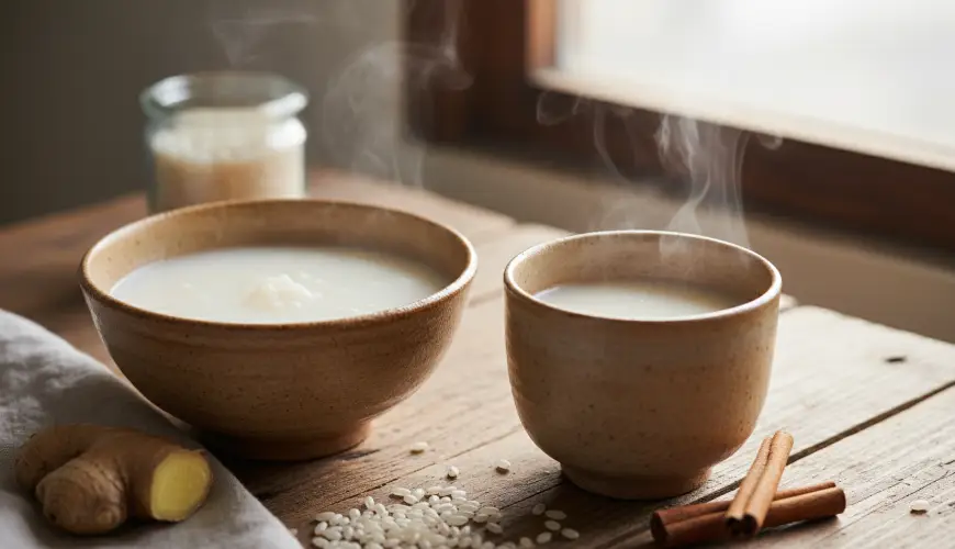 Fermentiran rižev napitek amazake in njegove zdravstvene koristi
