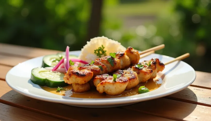 Kako pripraviti piščančji satay kot profesionalec kar doma