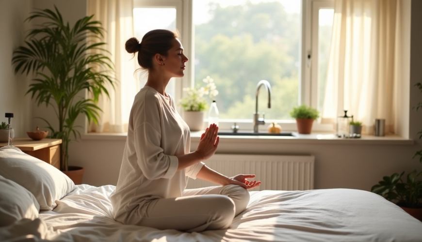 Limfni sistem se zjutraj prebuja počasneje, zato pomaga nekaj nežnih vaj in dih.