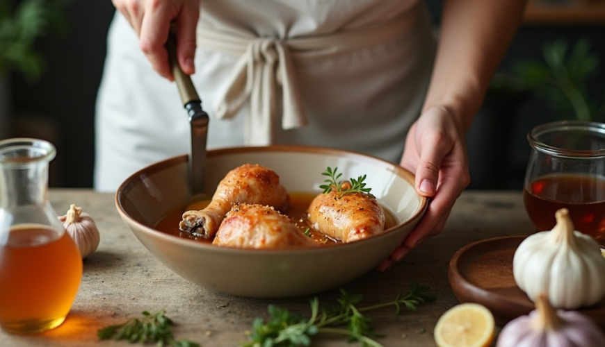 Medena marinada za piščančje krače deluje odlično, ko želite hitro in dišečo večerjo.