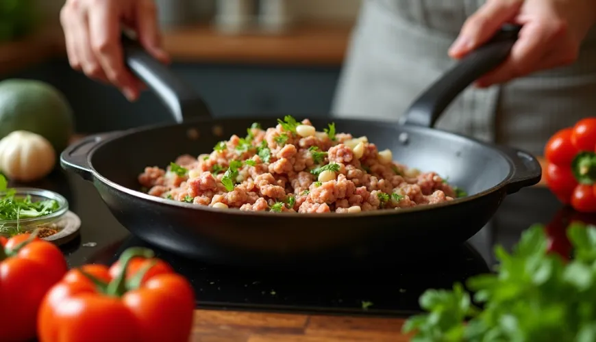 Mesna mešanica za opečen kruh, priljubljen recept, ki vedno razveseli