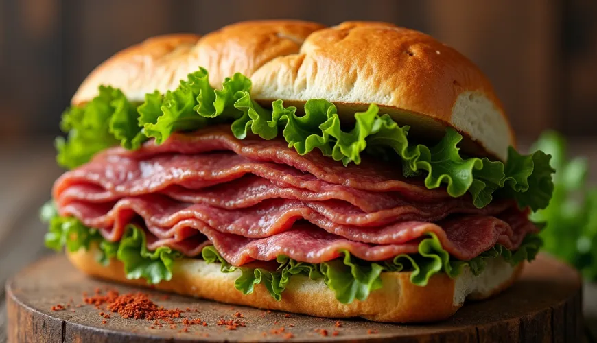 Pastrami sendvič kot ikona, ki osvaja slovenske mize