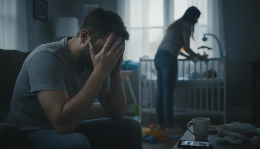 Poporodna depresija zadeva tudi moške