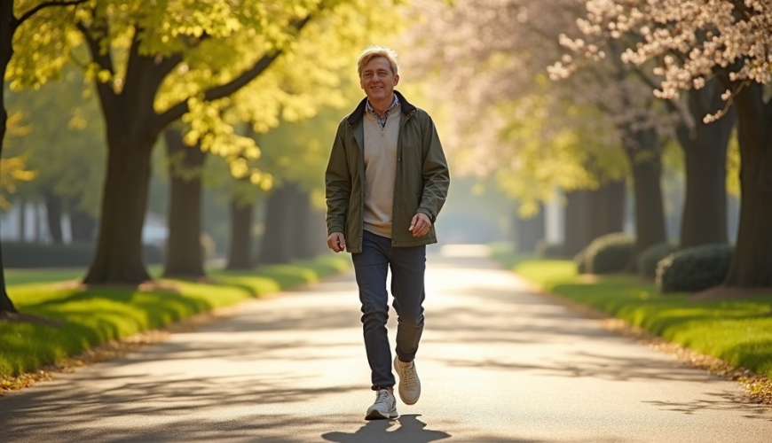 Jutranji sprehodi spomladi so preprost ritual, ki dan začneta bolj mirno.