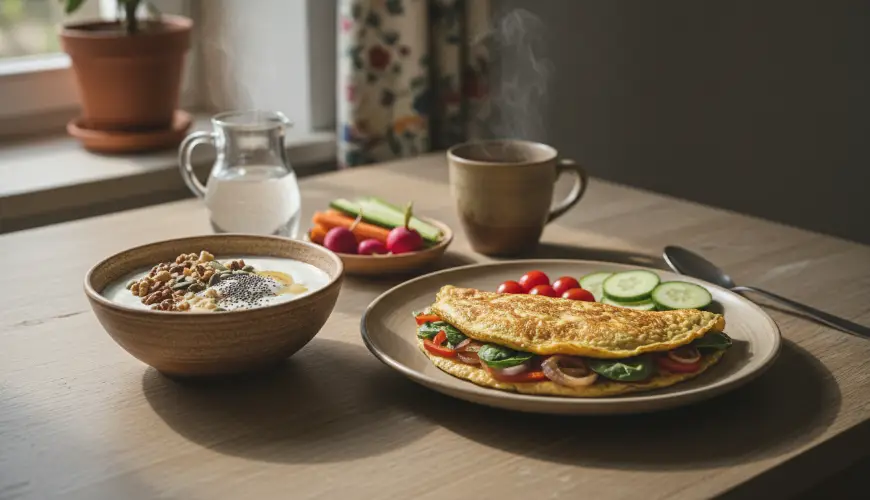 Zajtrk z beljakovinami prepreči željo po prigrizkih čez dan