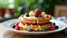 Vaflji za zajtrk kot okusen začetek dneva