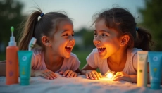 Otroci in ustna higiena z indikatorjem zobnih oblog za otroke