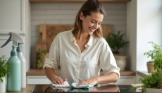 Kako naravno odstraniti maščobo v kuhinji, da bodo napo in ploščice spet sijale čistočo