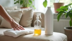 Kako učinkovito očistiti sedežno garnituro in se izogniti dragim čistilom