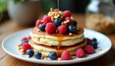 Jogurtove palačinke brez mleka so okusne in enostavne za pripravo.