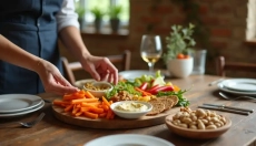 Hitro pogostitev, ki je sveža in bolj zdrava, pripravite iz nekaj običajnih sestavin iz hladilnika.