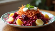 Šuba recept - slojevita solata polna spominov in odličnih okusov