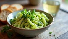 Zdrav francoski solatni recept s steblom zelene, ki ga bo vzljubil vsak