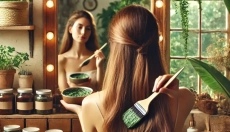 Zdravi lasje se začnejo z naravno barvo brez kemikalij